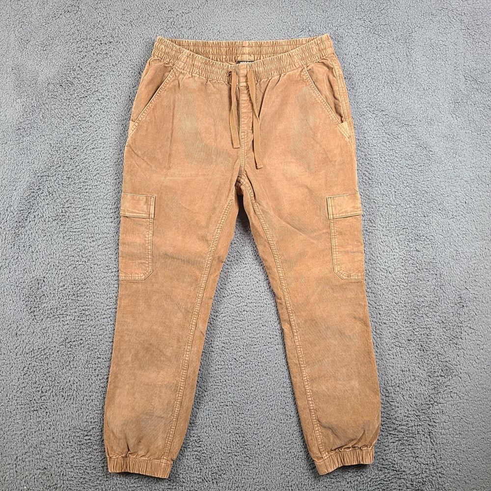 Prana Tan Corduroy Jogger Pants small